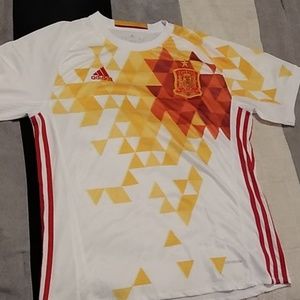 Spain Adidas soccer jersey